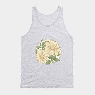 Yellow flower Tank Top